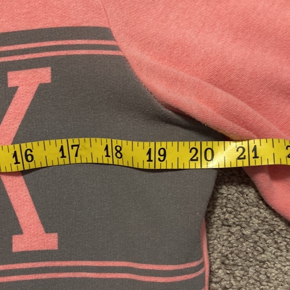 PINK VIctoria’s Secret Hooded Full Zip Sweatshirt M - Picture 13 of 15